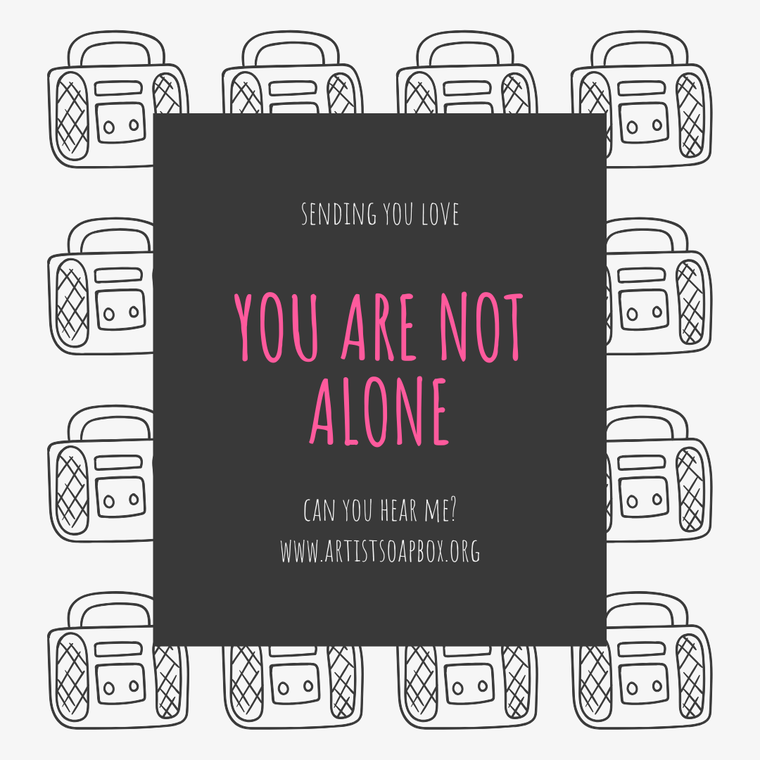 You are not alone