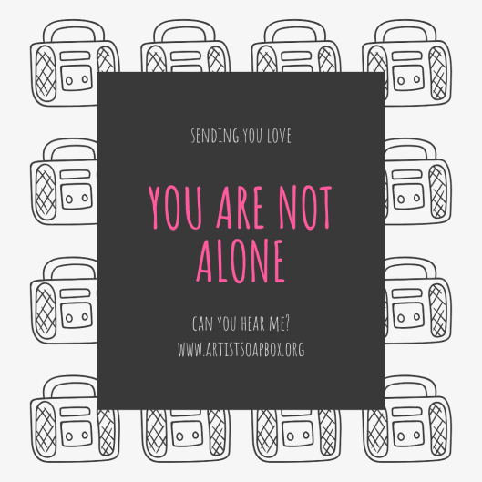 You are not alone